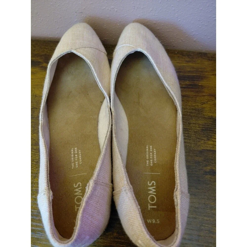 Toms Jutti Neat Loafer Women's Flat Slip On Shoe Size 9.5 Pink